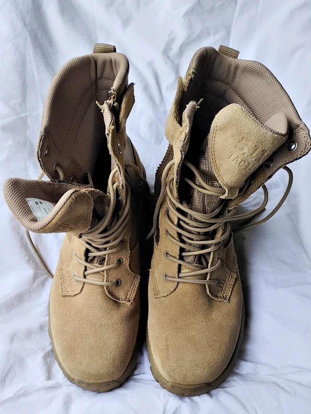 5.11 Tactical A.T.A.C. 2.0 8" Desert Side-Zip Boot Brown Lace-Up Boots